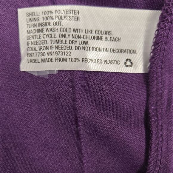 WILD FABLE PURPLE SEQUINS SLEEVELESS MINI SKIRT SIZE LARGE. - Picture 9 of 10